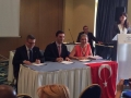 Podpisanie umowy twinningowej z JCI Bursa (Turcja) w obecności Pierwszego Wiceprezydenta JCI w roku 2014 - Ismail Haznedara