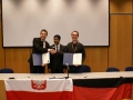 Podpisanie umowy twinningowej z JCI Potsdam (Niemcy) w obecności Prezydenta JCI 2014 Shine Bhaskarana